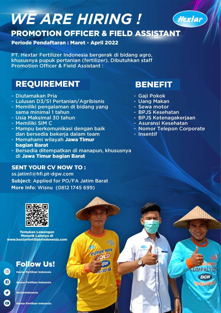 PO FA JATIM BARAT_Periode Maret - April 2022