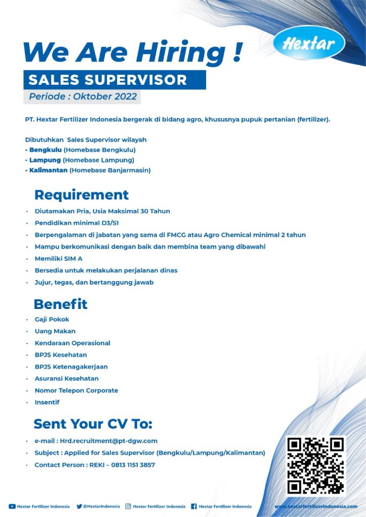 Lowongan-sales-supervisor-hextar-fertilizer-indonesia