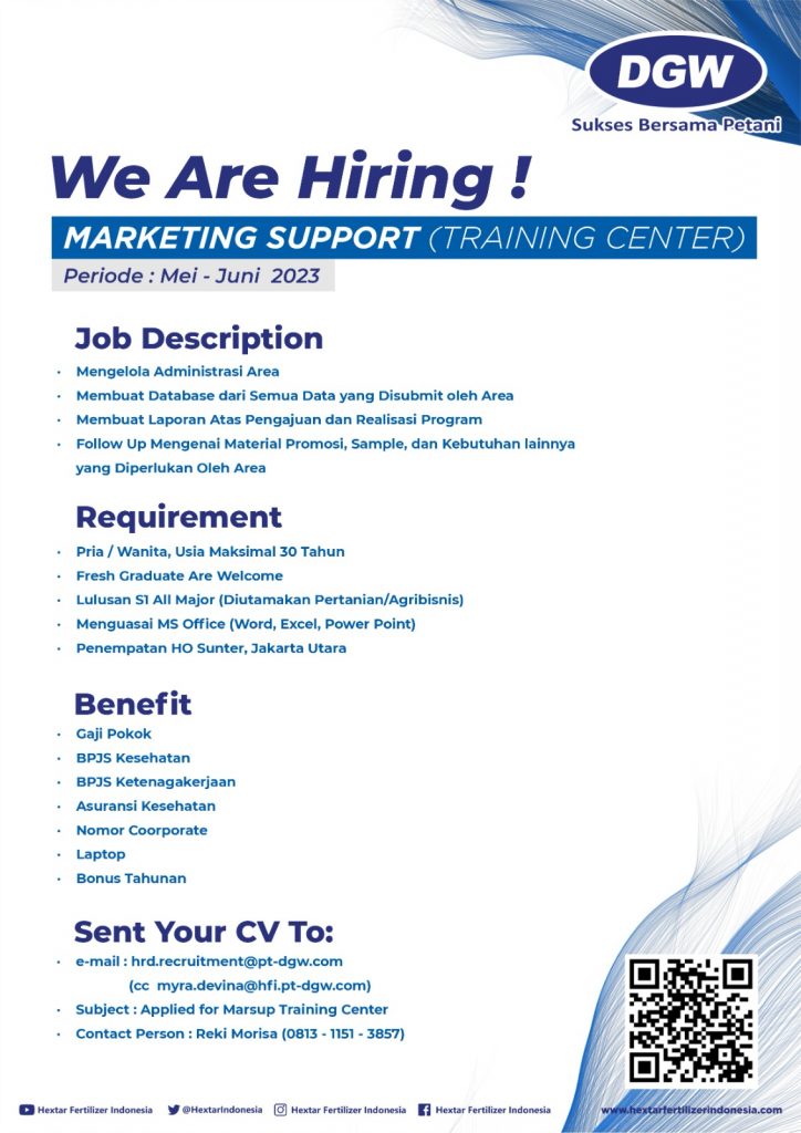 Lowongan-Marketing-Support-Training-Center